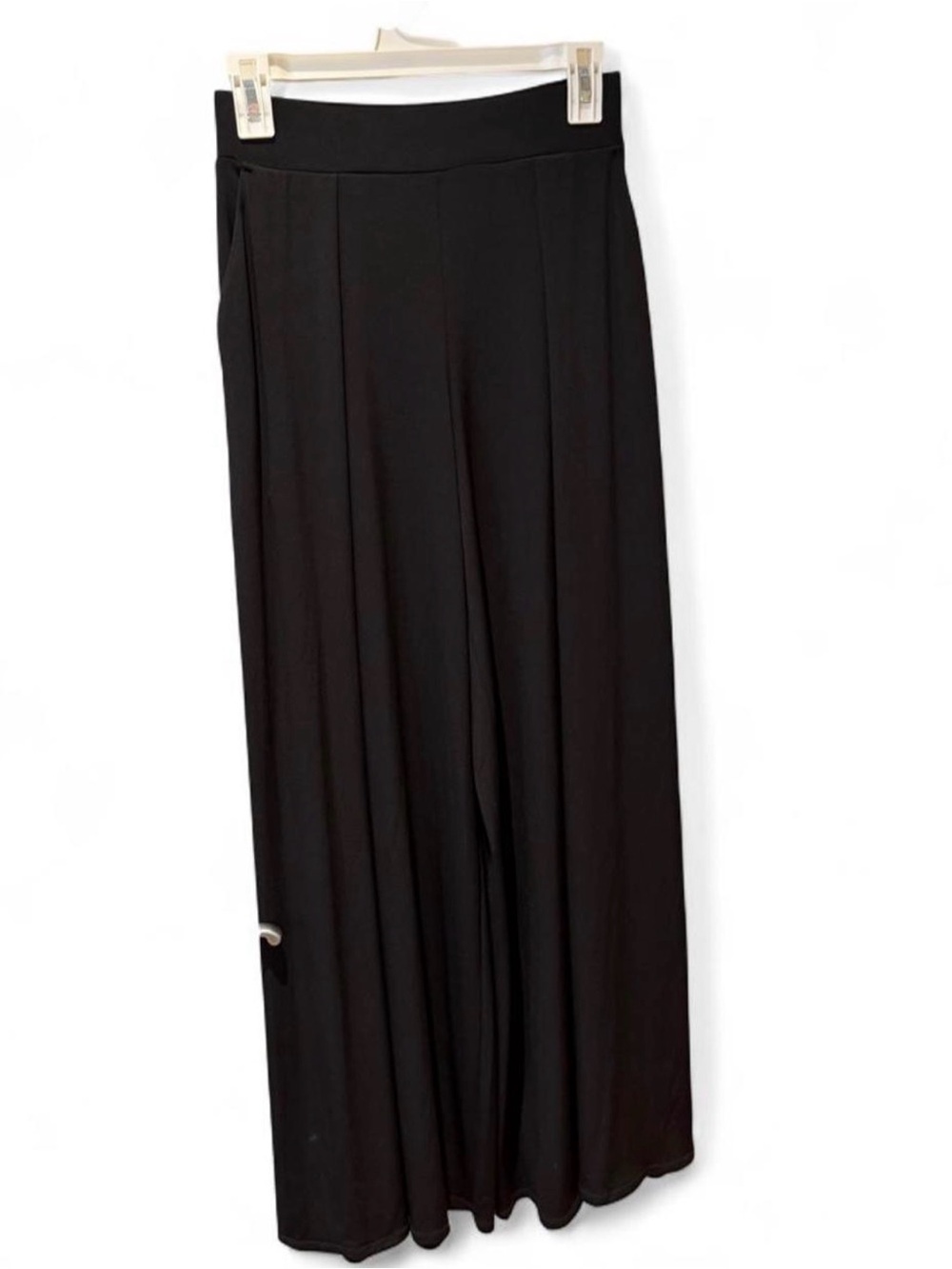 Express Black Maxi Wide-Leg Skirt Pants